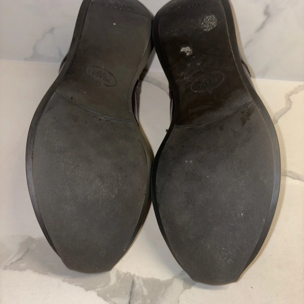 Prada men’s wingtip black 7 1/2 - Picture 6 of 6